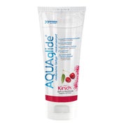 Produktabbildung: AQUAglide Kirsche Gleitgel – wasserbasiert, pH-neutral 100ml (0.1 l) 100 ml