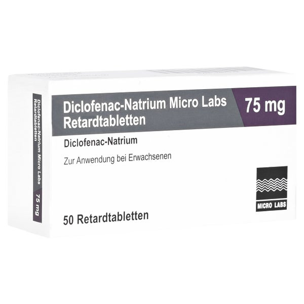DICLOFENAC Natrium Micro Labs 75 mg 50 St