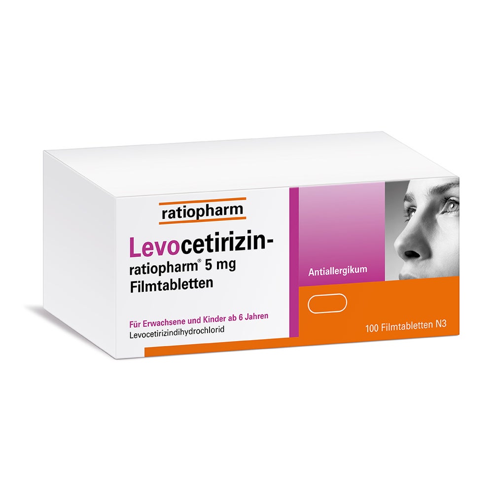 Levocetirizin-ratiopharm® 5 mg 100 St