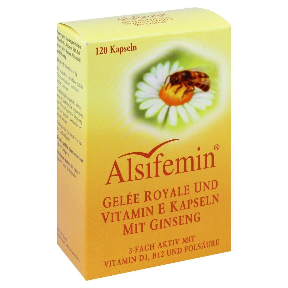 Alsifemin Gelee Royal und Vitamin E mit Ginseng 120 St