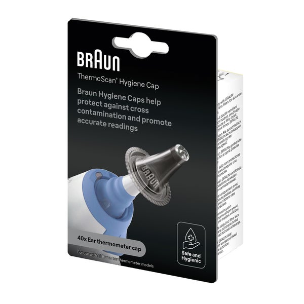 BRAUN Hygiene Caps Schutzkappen ThermoScan 7 und ThermoScan 3 40 St