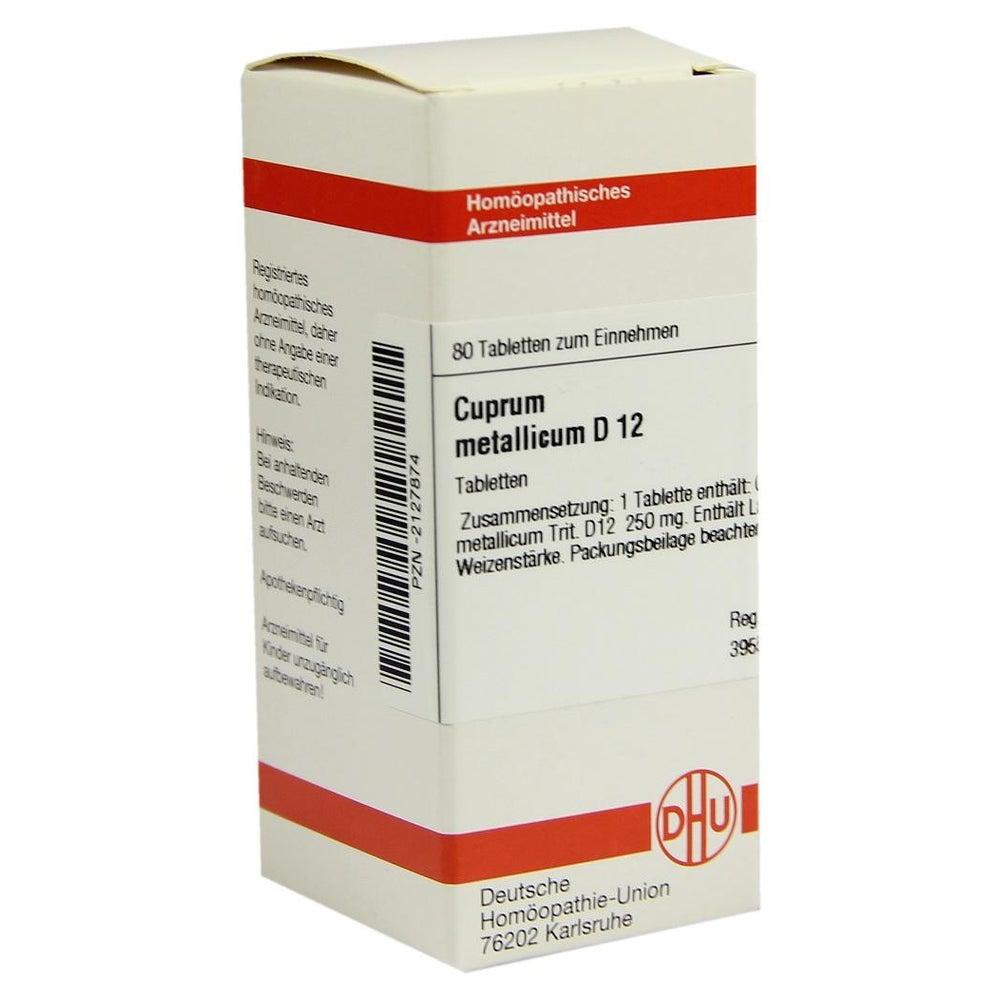 Cuprum Metallicum D 12 Tabletten 80 St
