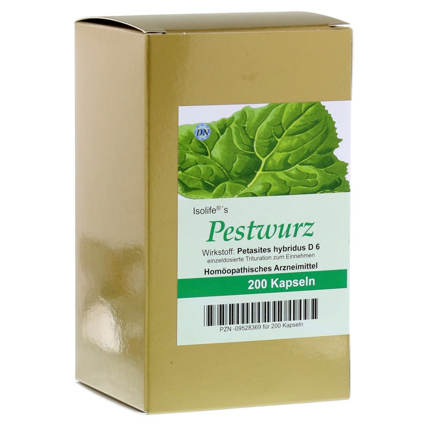 Pestwurz Kapseln Isolife 200 St, 200 St online kaufen | DocMorris