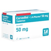 Carvedilol-1a Pharma 50 mg Tabletten 100 St