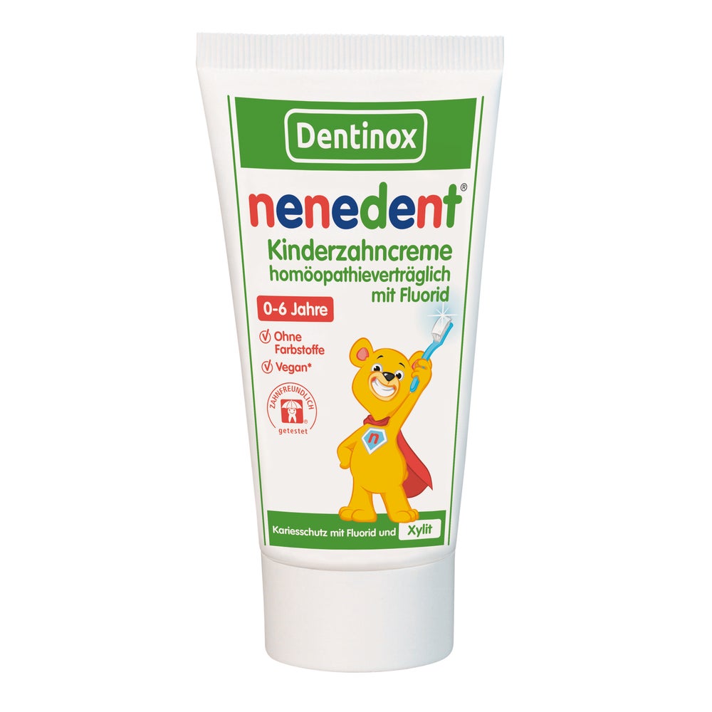 nenedent Kinderzahncreme homöopathieverträglich mit Fluorid 50 ml