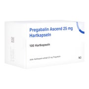 Pregabalin Ascend 25 mg Hartkapseln 100 St