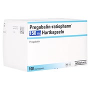 PREGABALIN-ratiopharm 150 mg Hartkapseln 100 St