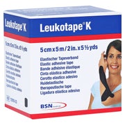 Leukotape K 5 cm schwarz 1 St
