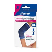 Lifemed Elastische Sportbandage blau "Ellbogenschutz", Gr. XL 1 St