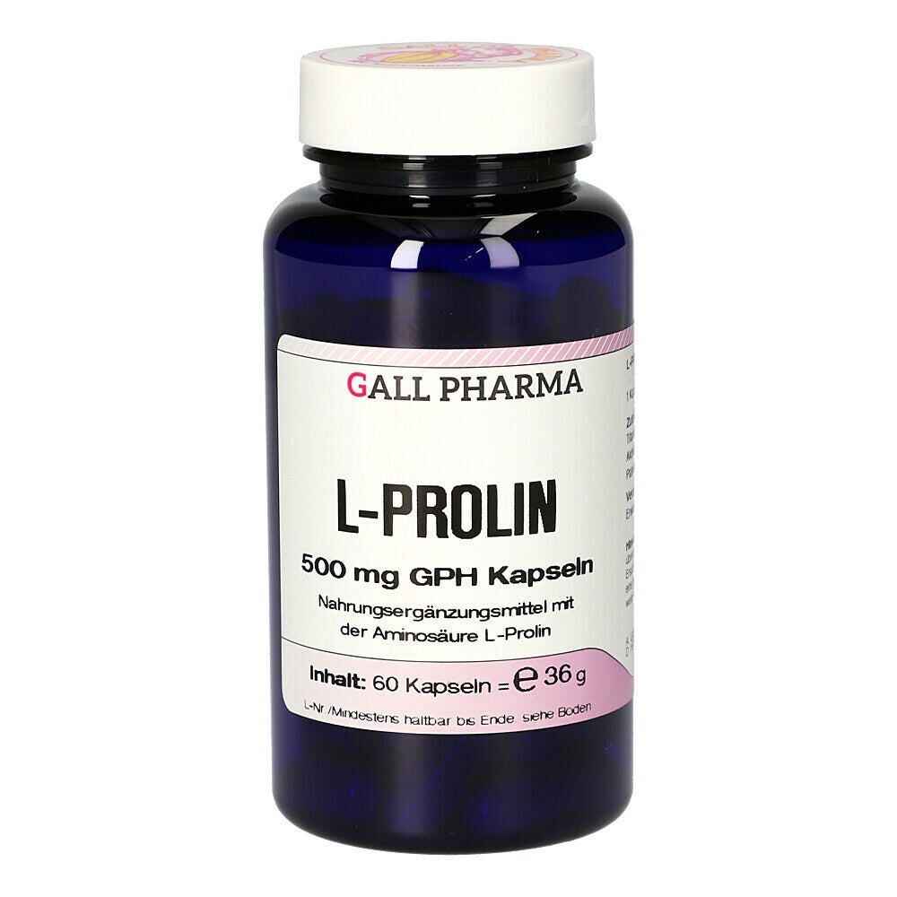 L-prolin 500 mg Kapseln 60 St
