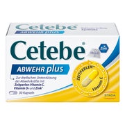 Produktabbildung: CETEBE Abwehr plus Mit Vitamin C, D und Zink 30 St