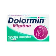 Produktabbildung: Dolormin Migräne 400 mg Ibuprofen 20 St