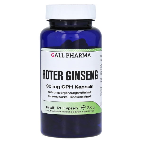 Roter Ginseng 90 mg GPH Kapseln 120 St