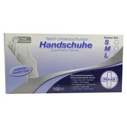 Produktabbildung: Handschuhe Einmal Nitril S blau 100 St