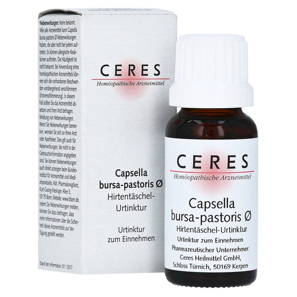 Ceres Capsella Bursa-pastoris Urtinktur 20 ml