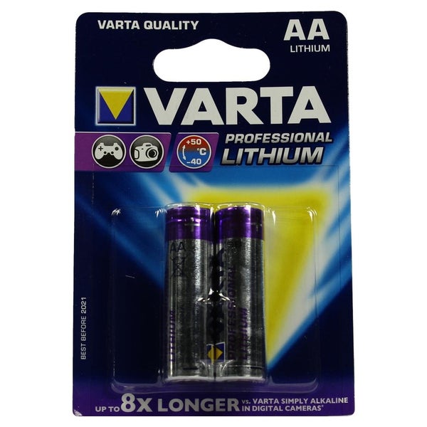 Batterien Lithium Mignon 1,5V FR6/L91 2 St