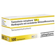 TAMSULOSIN-ratiop.0,4 mg Hartk.m.verä.Wst.-Frs. 100 St