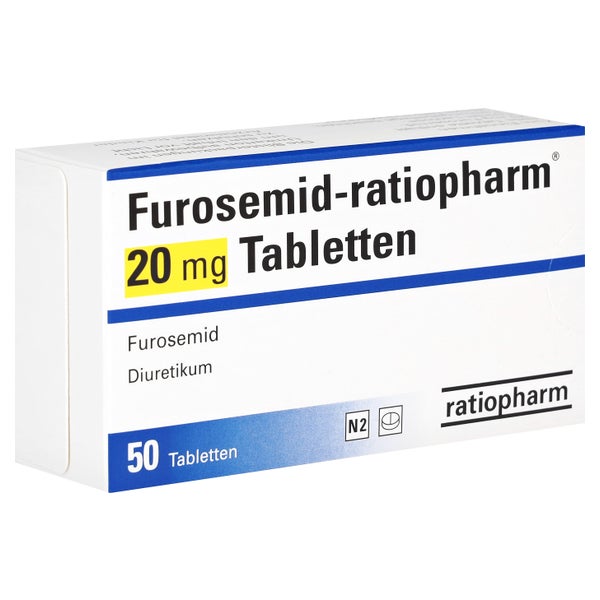 Furosemid-ratiopharm 20 mg Tabletten 50 St