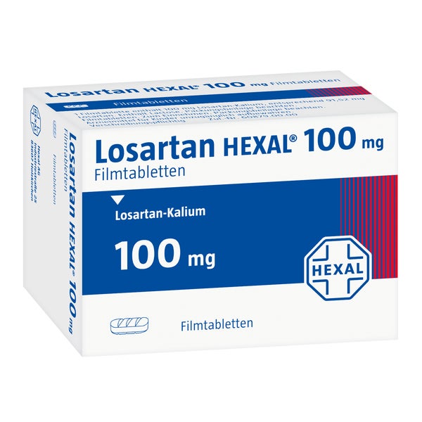 Losartan Hexal 100 mg Filmtabletten 98 St
