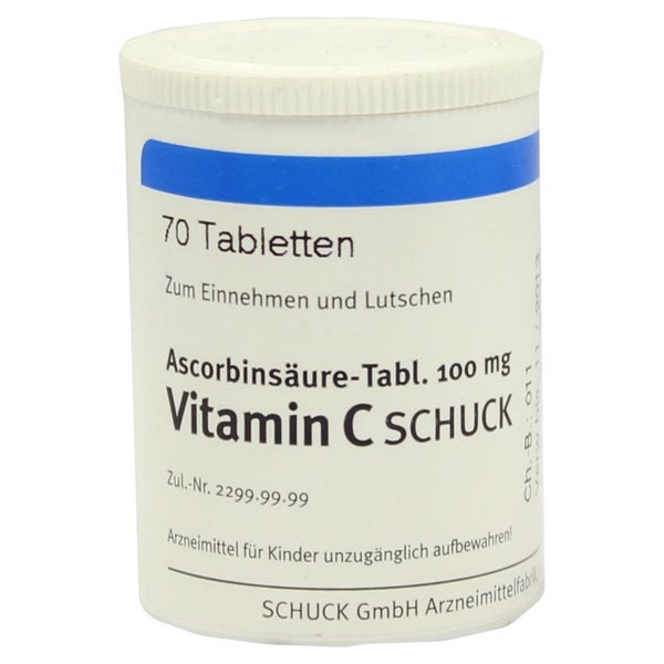 Ascorbinsäure Tabl. 100 mg Vitamin C 70 St