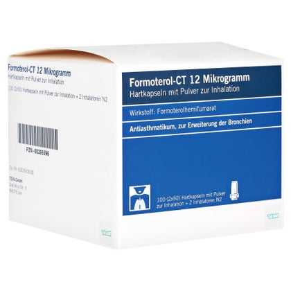 FORMOTEROL-CT 12 Mikrogramm Hartkps.m.Plv.z.Inhal. 2X50 St mit E-Rezept ...