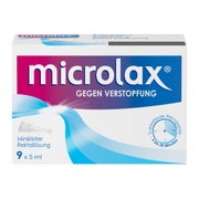 Microlax Rektallösung, Abführmittel gegen Verstopfung 9X5 ml