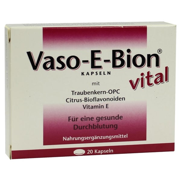 Vaso-e-bion Vital Kapseln 20 St