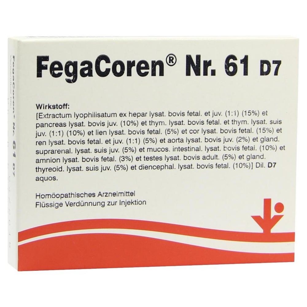 Fegacoren Nr.61 D 7 Ampullen 5X2 ml