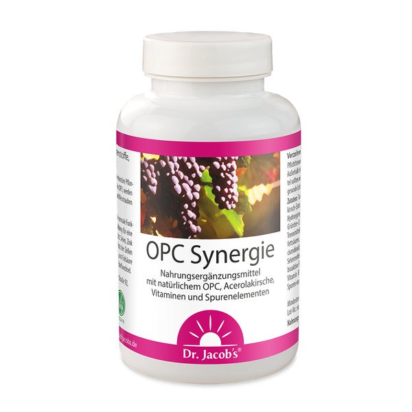 Dr. Jacob's OPC Synergie Traubenkernextrakt mit Acerola 120 St