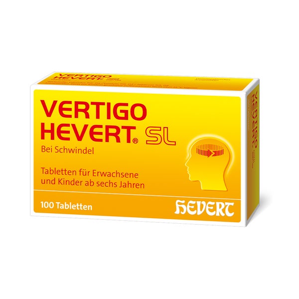 Vertigo Hevert SL Tabletten 100 St