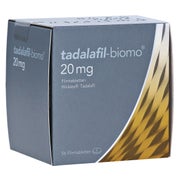 Produktabbildung: Tadalafil-biomo 20 mg Filmtabletten 56 St