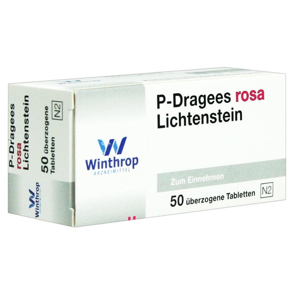 P Dragees rosa 50 St