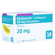 CITALOPRAM-1A Pharma 20 mg Filmtabletten 100 St