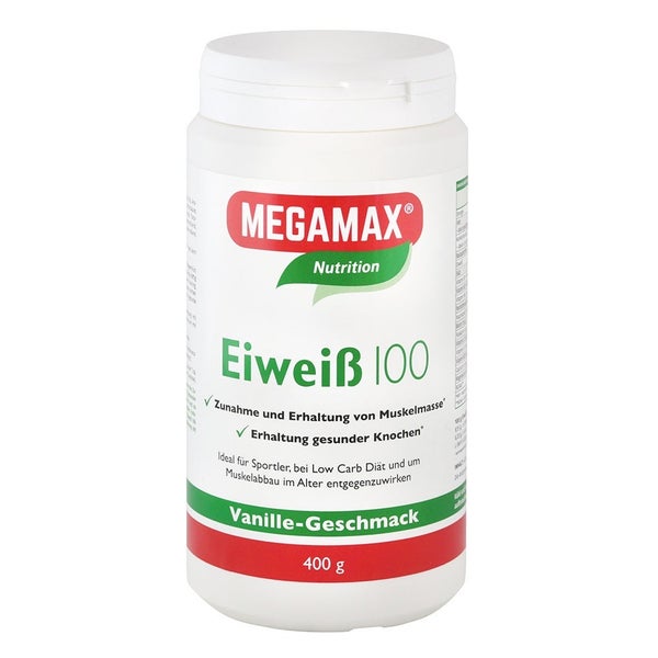 MEGAMAX® Eiweiß 100 Vanille 400 g
