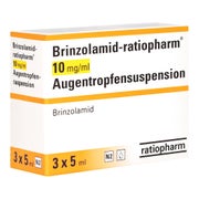 BRINZOLAMID-ratiopharm 10 mg/ml Augentropfensusp. 3X5 ml
