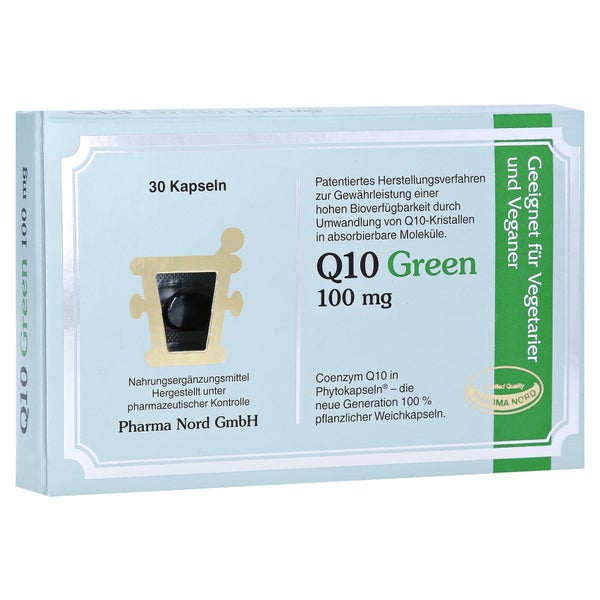 Q10 Green 100 mg Kapseln 30 St