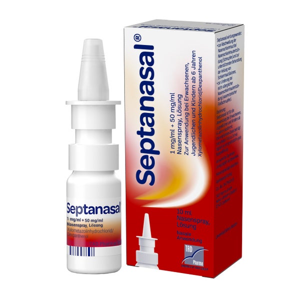 Septanasal 1 Mg/ml + 50 mg/ml Nasenspray 10 ml