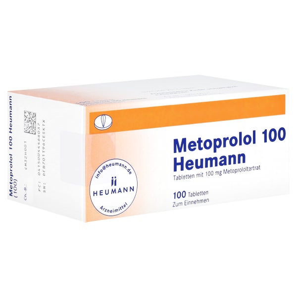 Metoprolol 100 Heumann Tabletten 100 St