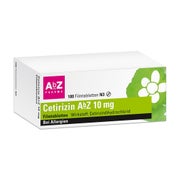 Produktabbildung: Cetirizin AbZ 10 mg Allergietabletten 100 St