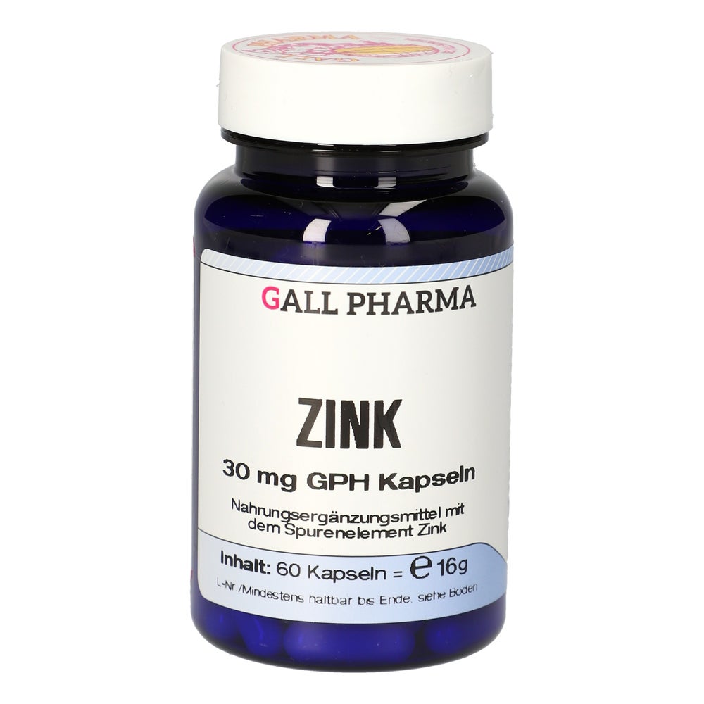 ZINK 30 mg GPH Kapseln 60 St