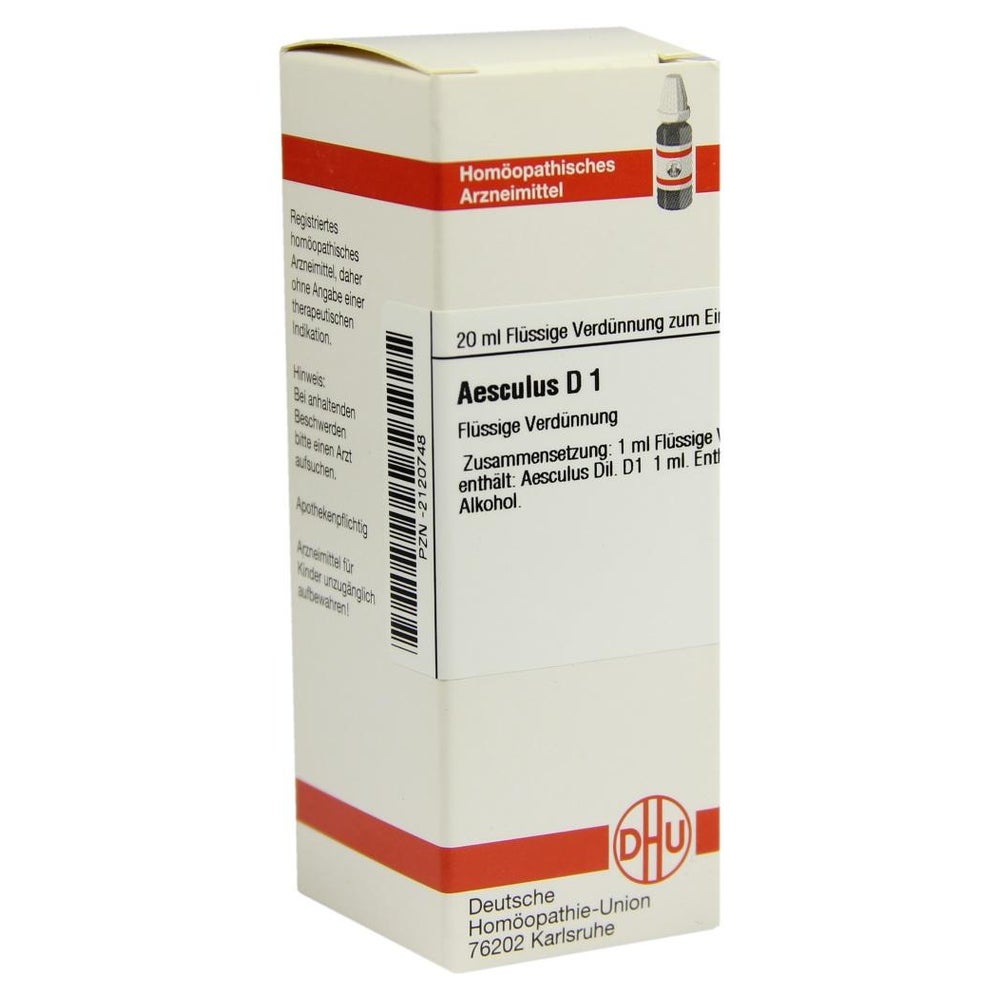 Aesculus D 1 Dilution 20 ml
