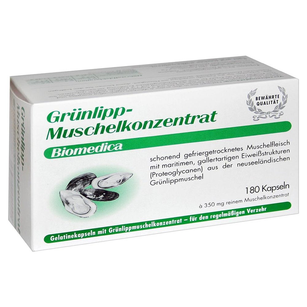 Grünlippmuschel Konzentrat Kapseln 180 St