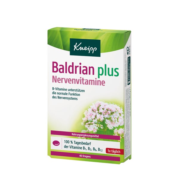 KNEIPP Baldrian plus Nervenvitamine 40 St