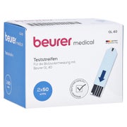 Produktabbildung: Beurer GL40 Blutzuckerteststreifen 100 St