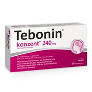 Produktabbildung: Tebonin® konzent® 240 mg Filmtabletten 60 St