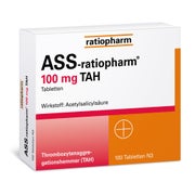 Produktabbildung: ASS ratiopharm 100 mg TAH 50 St