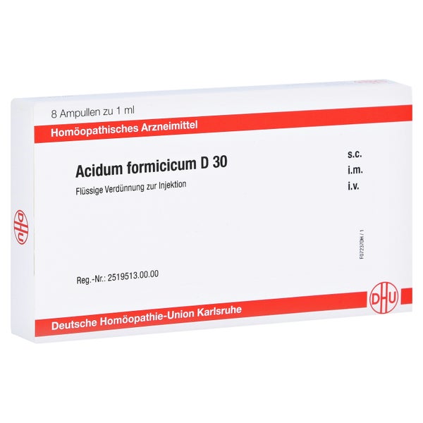 Acidum Formicicum D 30 Ampullen 8X1 ml
