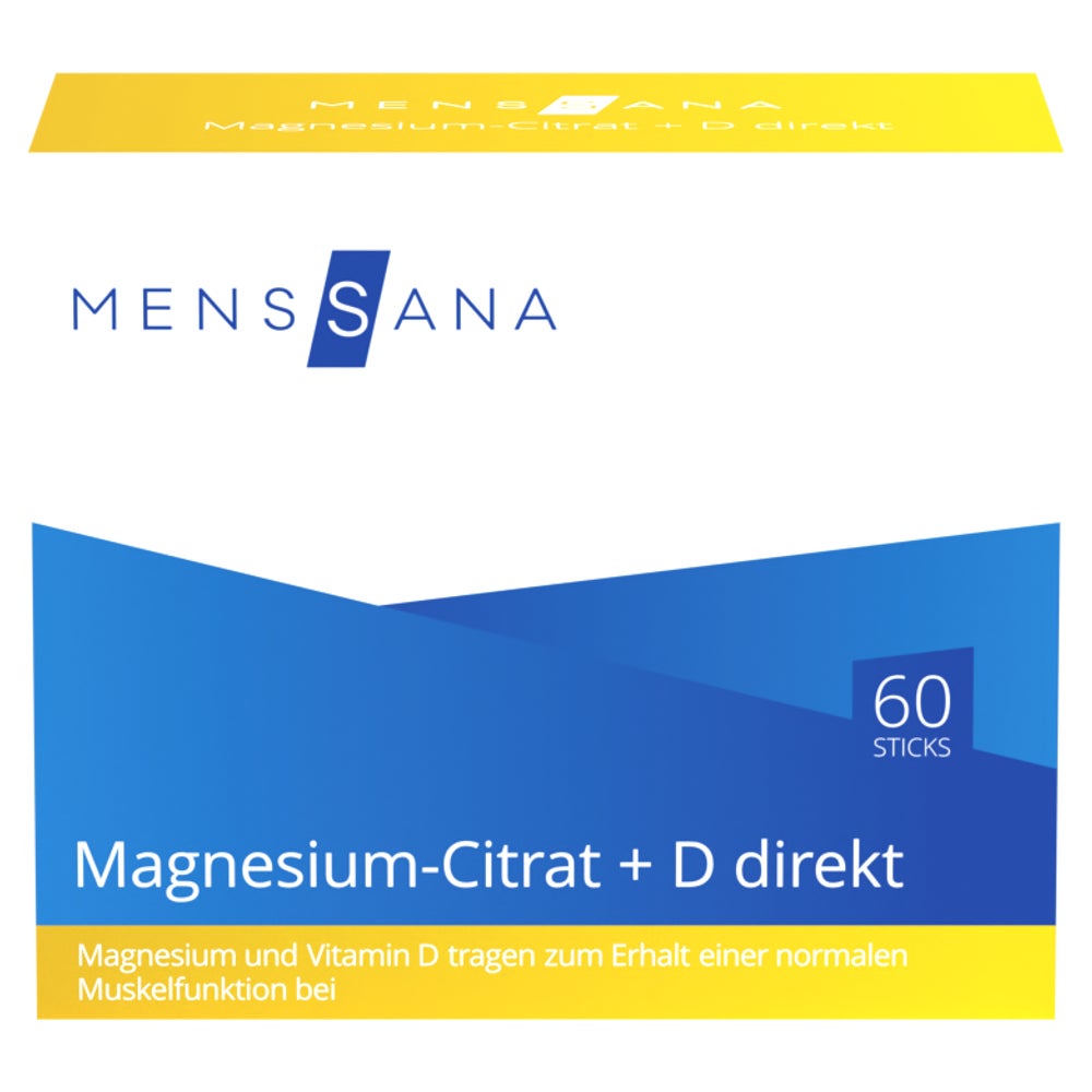 Magnesiumcitrat+d Direkt Menssana Pulver 60 St