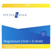 Produktabbildung: Magnesiumcitrat+d Direkt Menssana Pulver 60 St