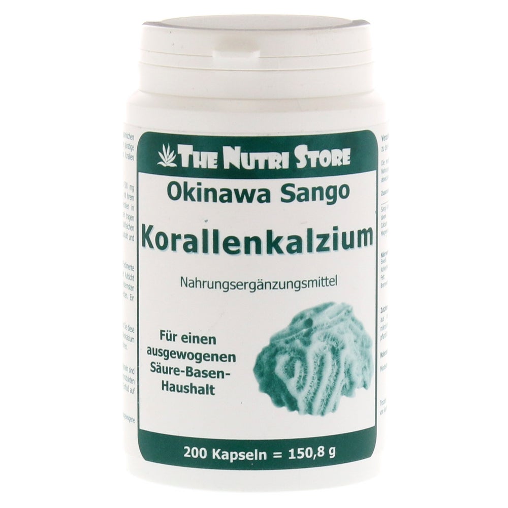 Korallen Kalzium 500 mg Kapseln 200 St